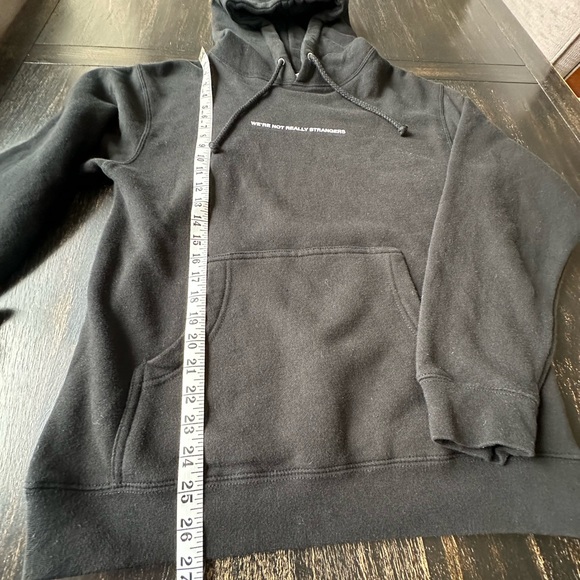 "We're Not Really Strangers" hoodie. Brand inside we're all the same..Size Small - Picture 5 of 7